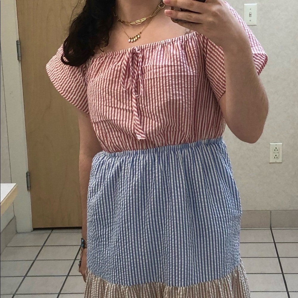Pastel tiered dress